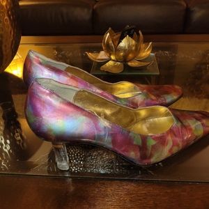 Multi colors heels J.Renee